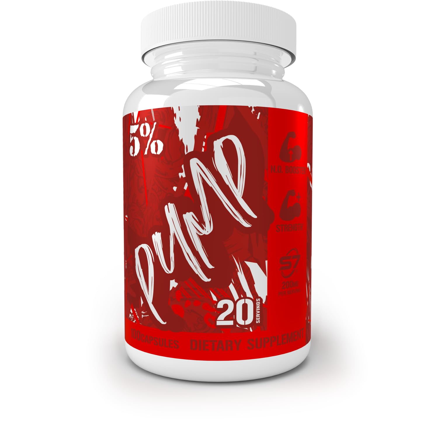 Amazon.com: 5% Nutrition Code Red Pump Caps, Nitric Oxide Booster